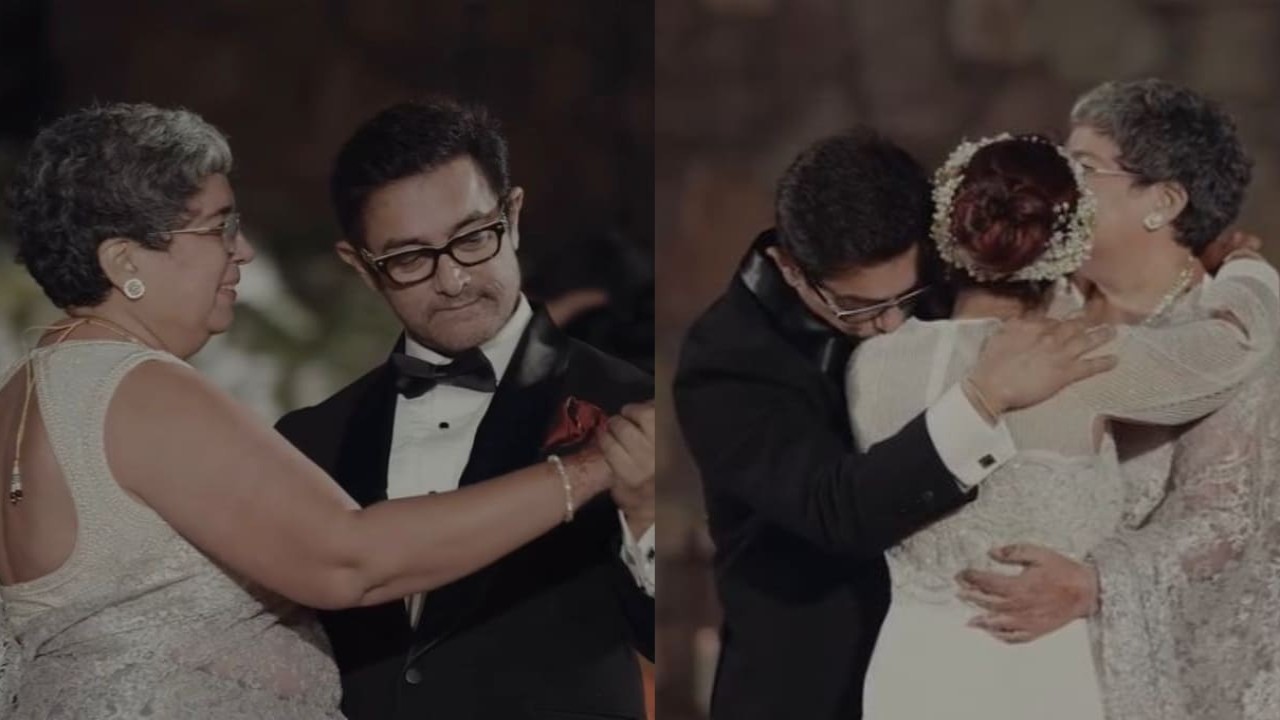 Aamir Khan dances with ex-wife Reena Dutta, gets emotional in Ira Khan-Nupur Shikhare’s wedding video; WATCH