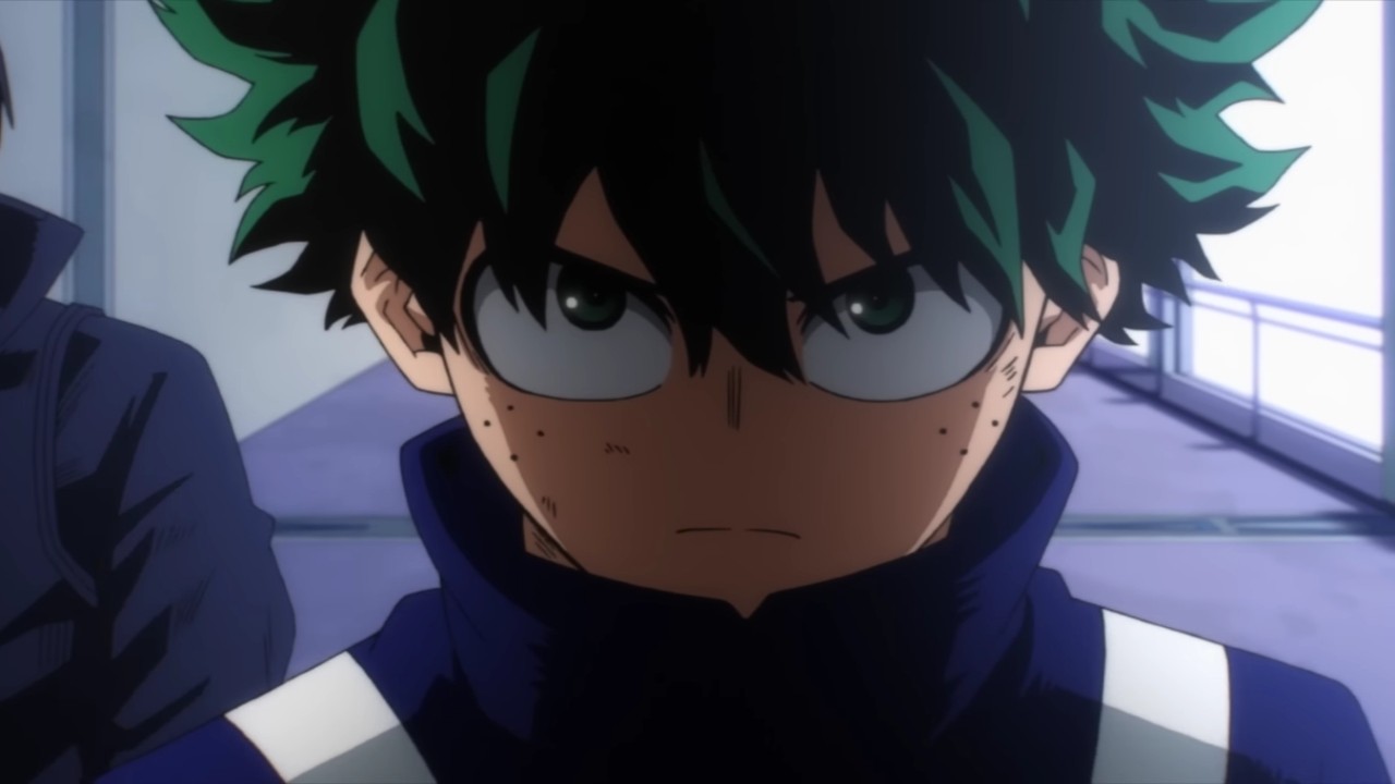 Izuku Midoriya in My Hero Academia anime 