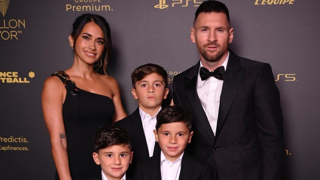Lionel Messi’s Son Practices American Football on Inter Miami Pitch