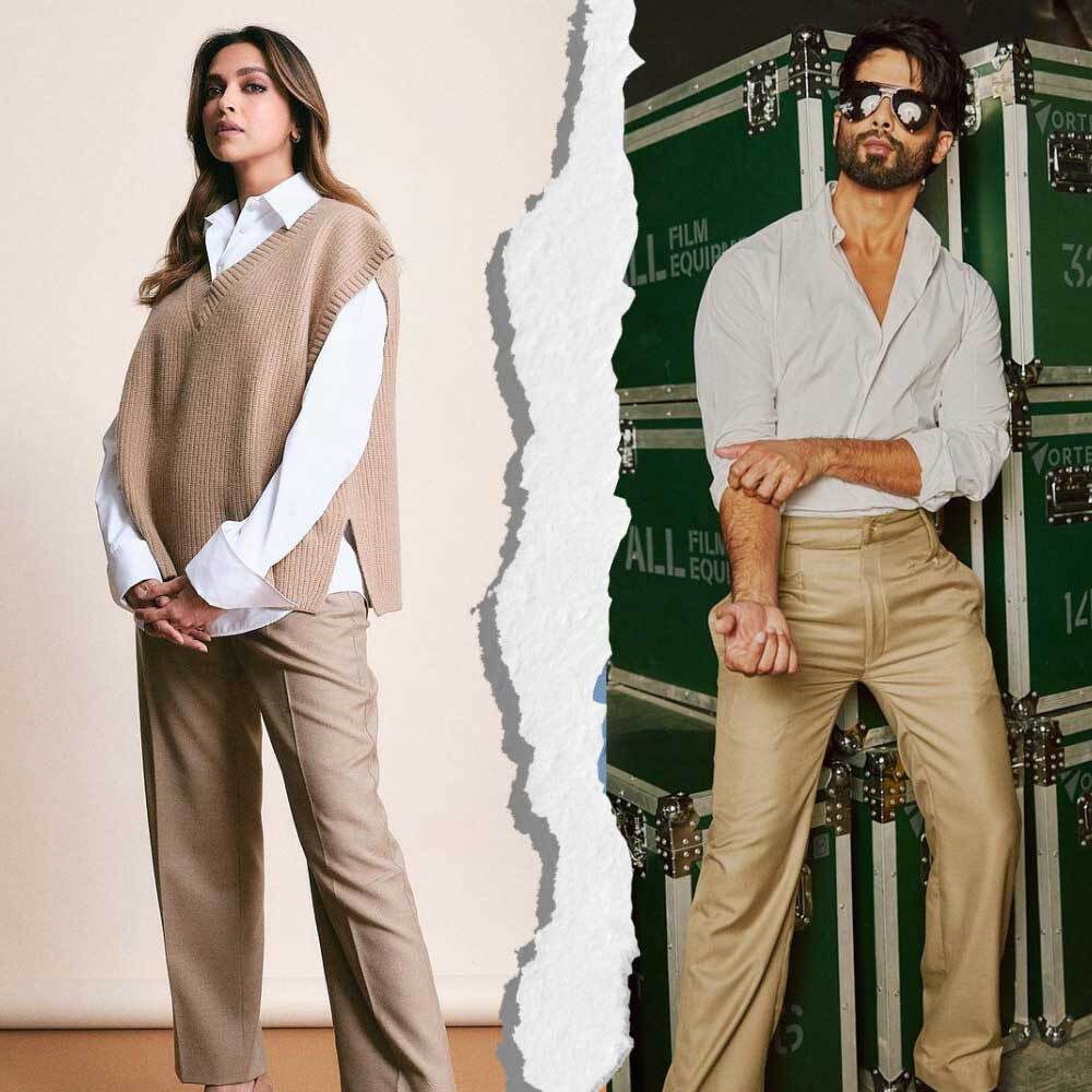 5 khaki pants outfit ideas ft Deepika Padukone, Shahid Kapoor, Bhumi Pednekar and more 5 khaki pants outfit ideas ft Deepika Padukone, Shahid Kapoor, Bhumi Pednekar and more
