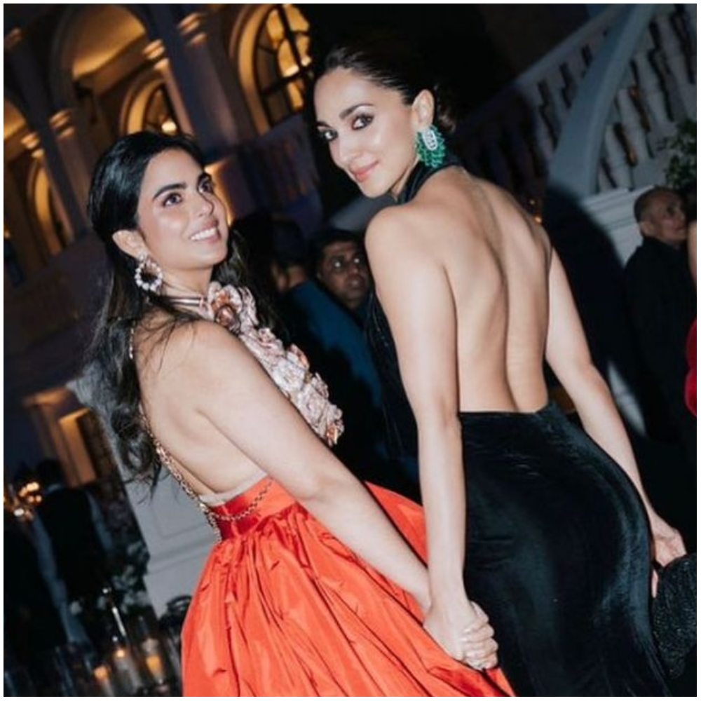 PIC: Kiara Advani and BFF Isha Ambani hold hands, ooze glamor vibes at Anant Ambani-Radhika Merchant’s pre-wedding gala