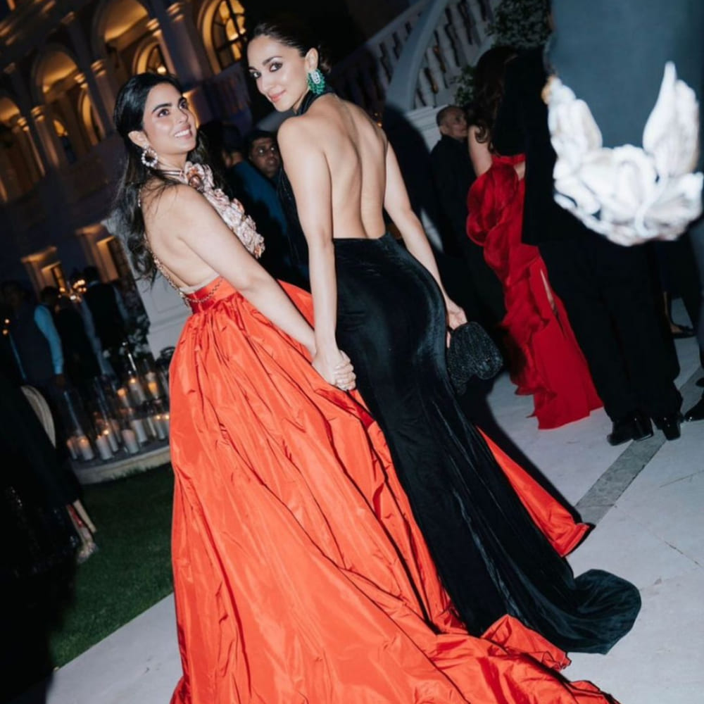 Kiara Advani and Isha Ambani in their stunning gowns prove friends who slay together stay together
