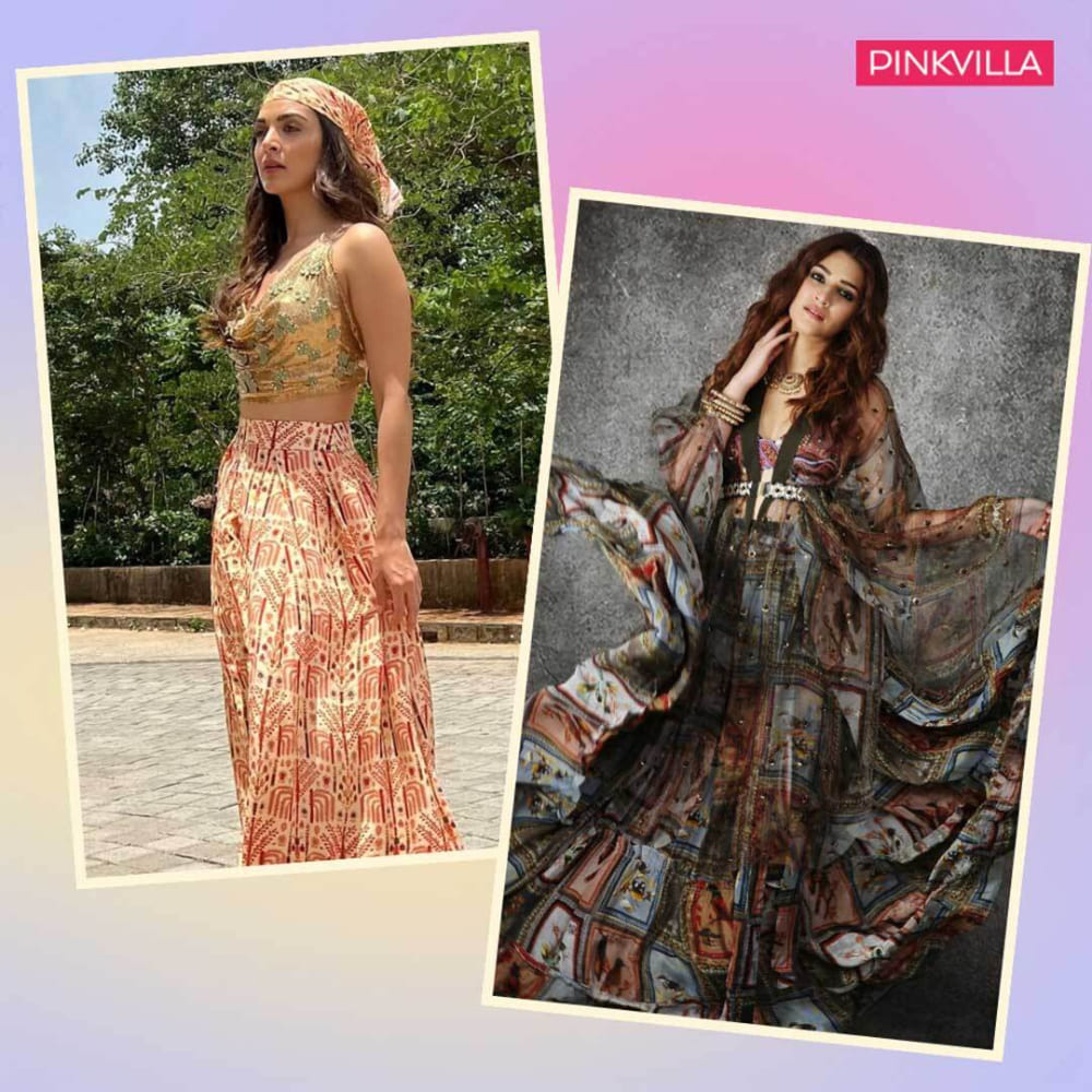 7 boho outfits inspired by Kriti Sanon, Kiara Advani, and Tamanaah Bhatia for free-spirited vibe
