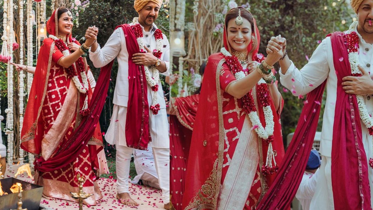 Sonakshi vs Dia vs Bipasha: Who wore the Red Saree better? (Credit: Dia Mirza Instagram)