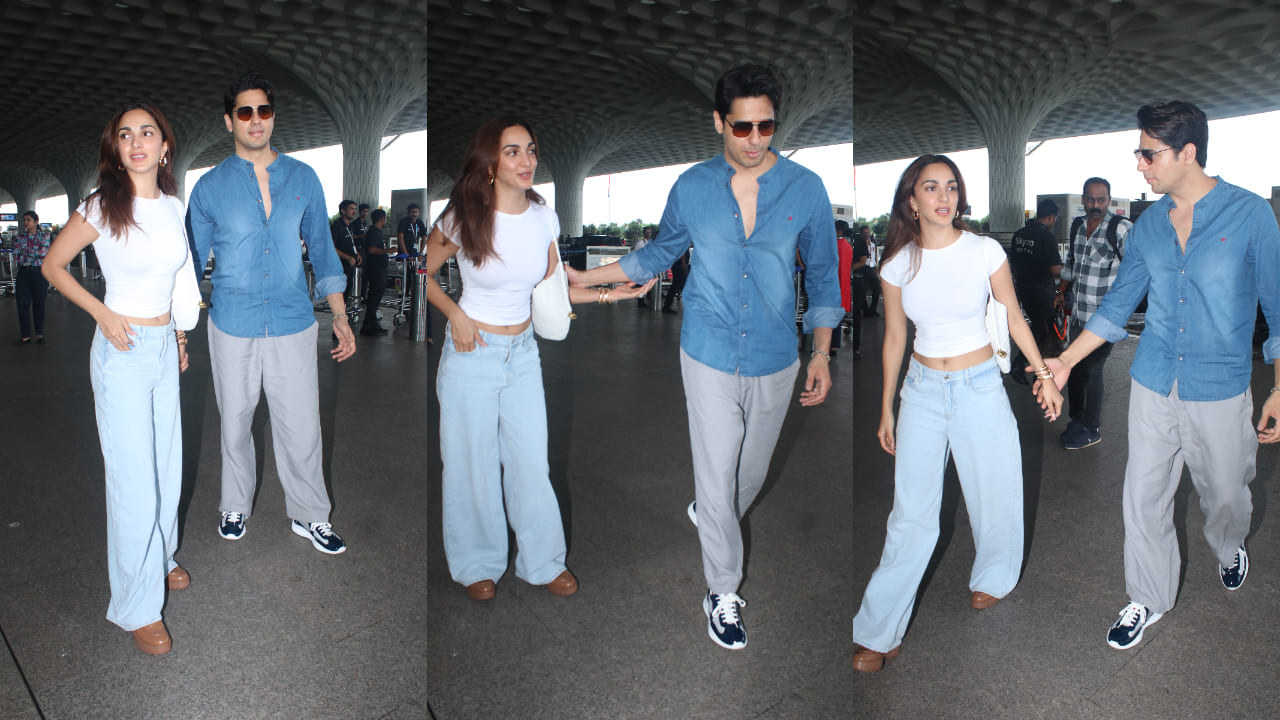 Sidharth Malhotra and Kiara Advani spotted at airport 