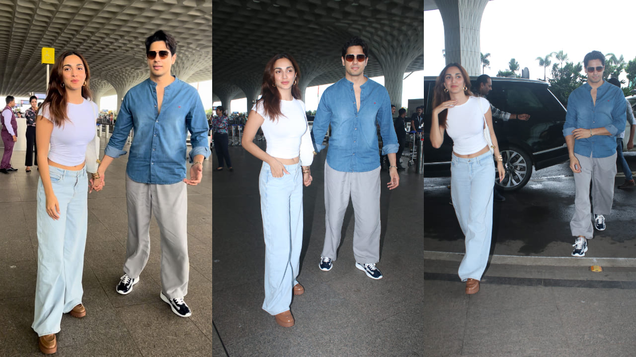 Sidharth Malhotra and Kiara Advani spotted at airport 