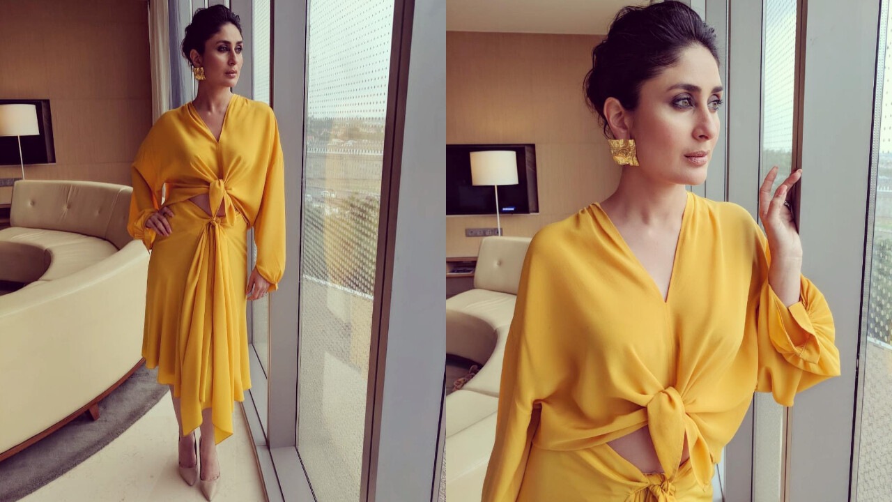 Vibrant midi wrap skirt for casual outing ft Kareena Kapoor Khan  (PC: Instagram)