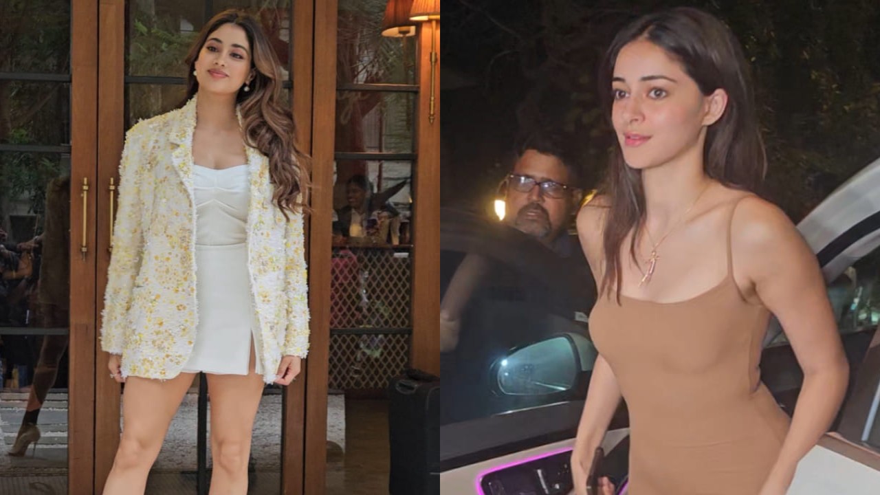 Ananya Panday and Janhvi Kapoor look ultimate slay queens in their bodycon dresses