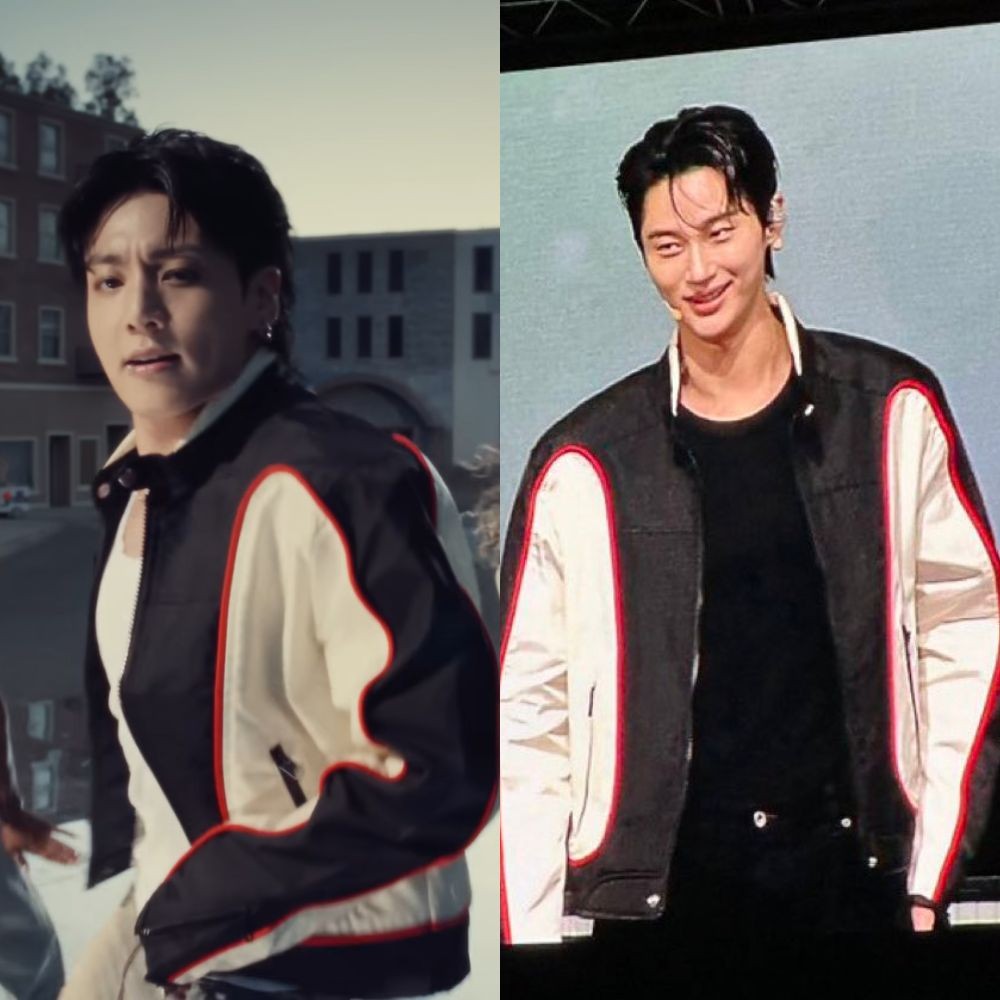 BTS' Jungkook and Lovely Runner’s Byeon Woo Seok's looks in same sporty jacket go viral: Who wore it better? BTS' Jungkook and Lovely Runner’s Byeon Woo Seok's looks in same sporty jacket go viral: Who wore it better?