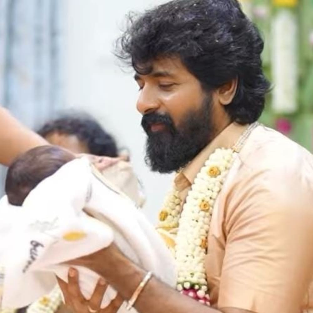 Sivakarthikeyan and his wife Aarthy name their third son Pavan; share heartwarming video from naming ceremony