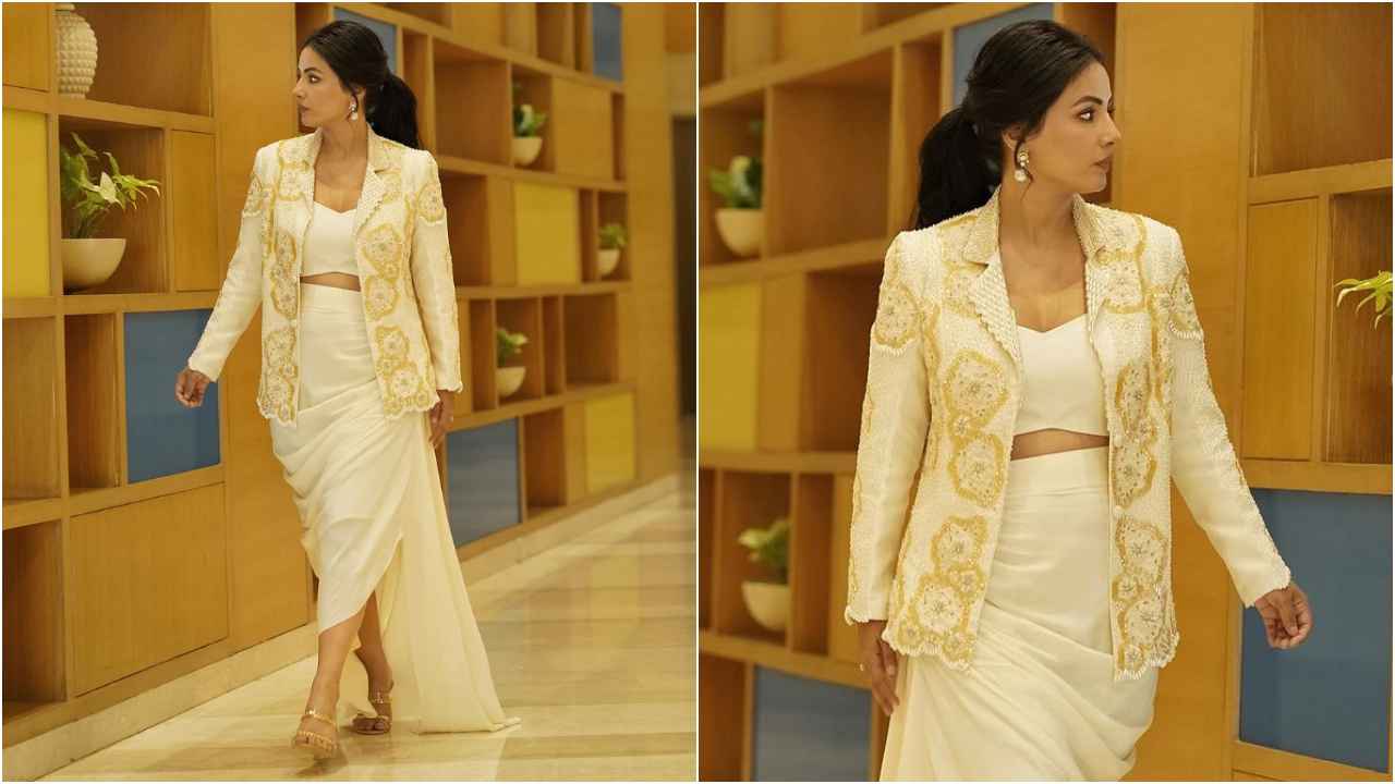 Let Hina Khan’s 5 show-stopping sets help you SLAY formal wear game (PC: Hina Khan Instagram)