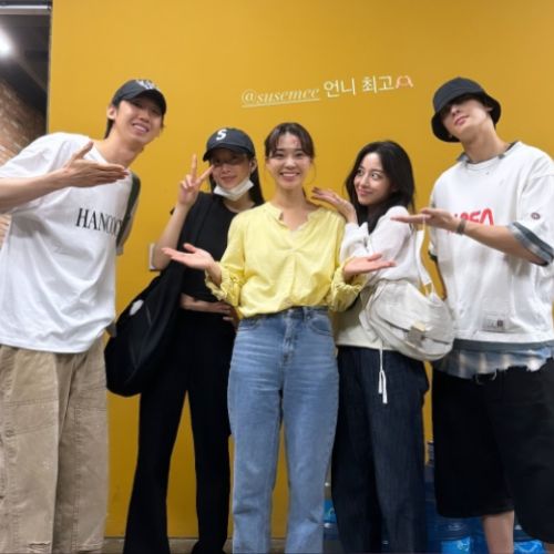 Lee Sang Jin, Moon Ga Young, Im Se Mi, Kang Min Ah, Cha Eun Woo: Kang Min Ah's Instagram story