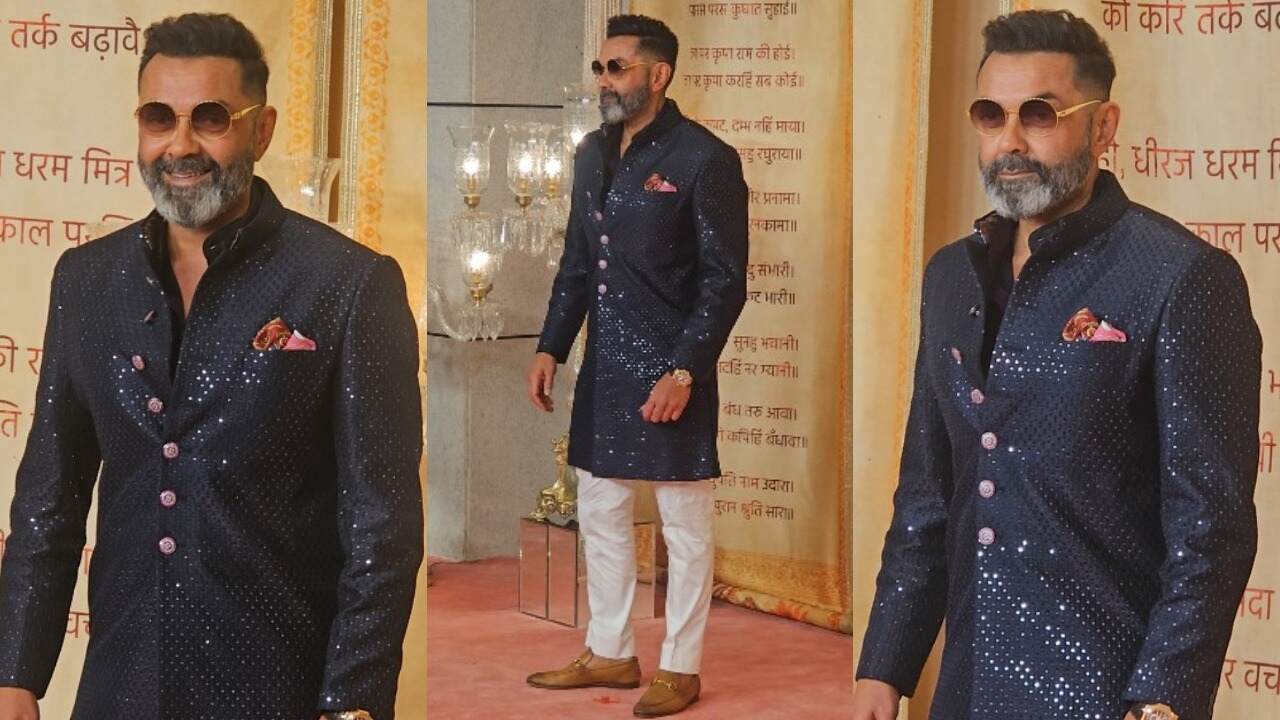 Tiger Shroff and Bobby Deol mark their attendance in style at Anant-Radhika Mangal Utsav (PC: Viral Bhayani/Varinder)