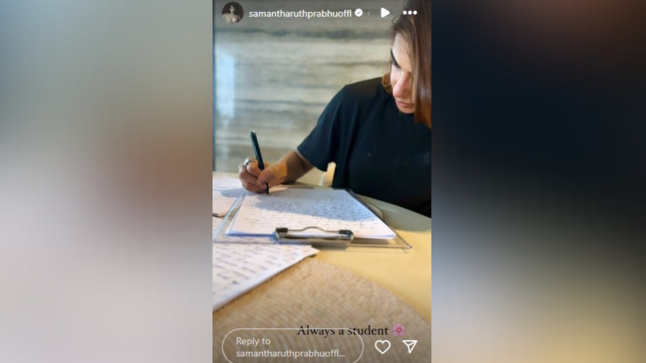 Samantha Ruth Prabhu gives a sneak peek into her leisure time (PC: Instagram)