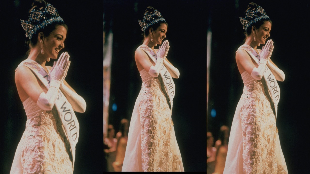Aishwarya’s white one-shoulder gown look (PC:  Photo by Patrick Durand/Sygma via Getty Images)