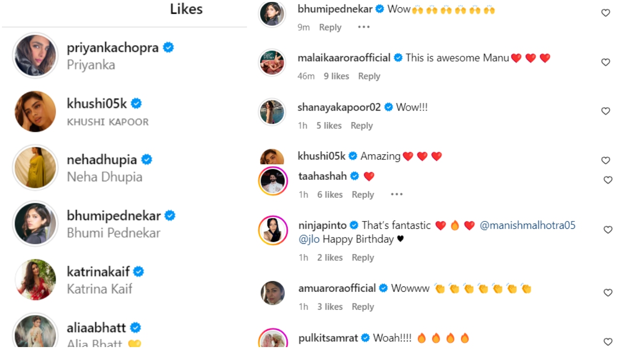 Pic Courtesy: Manish Malhotra Instagram