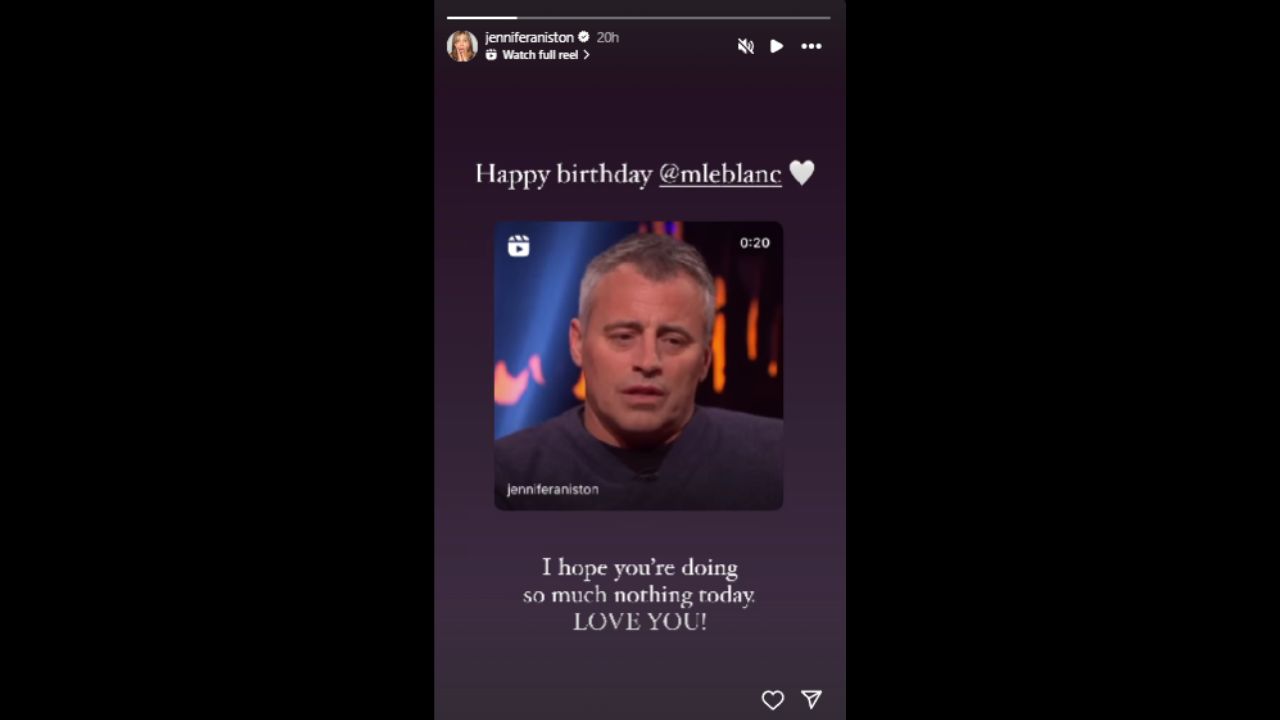 Jennifer Anniston Instagram