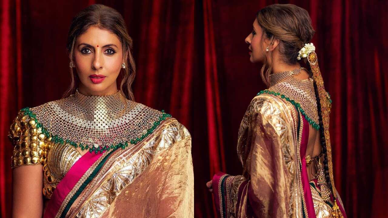 Shweta Bachchan’s accessories (PC: Abu Jani Sandeep Khosla, Rohn Pingalay Instagram)