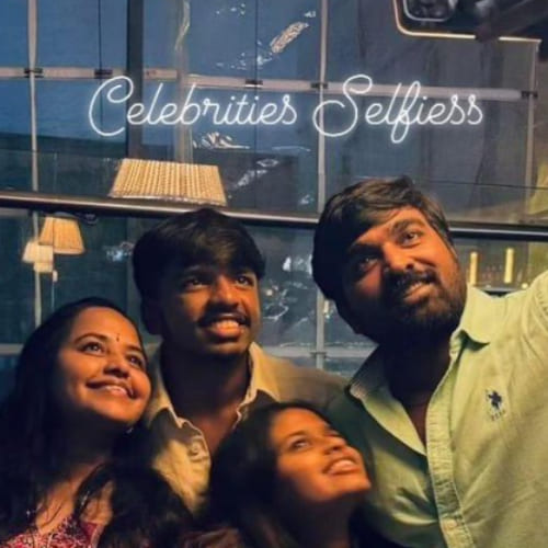 Vijay Sethupathy and his wife Jessy's journey redefines love and romance (PC: Christopher Kanagaraj X)