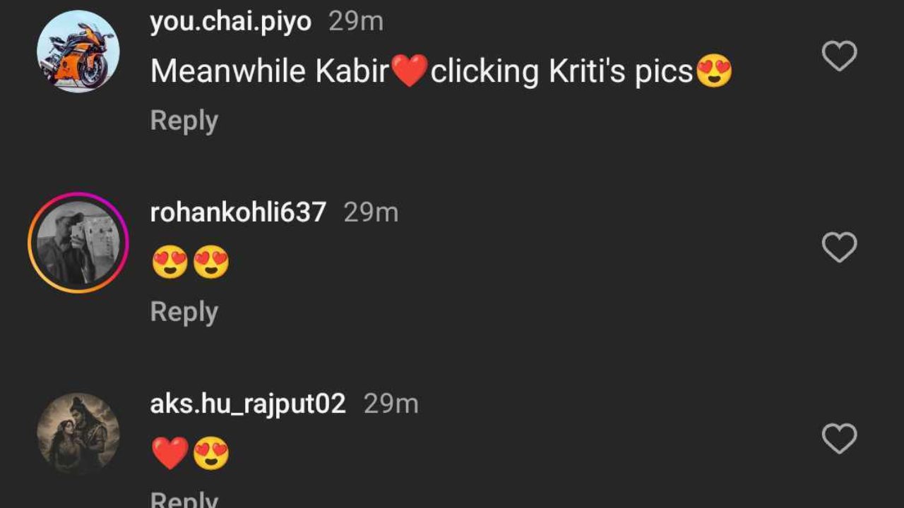 Kriti Sanon Instagram 