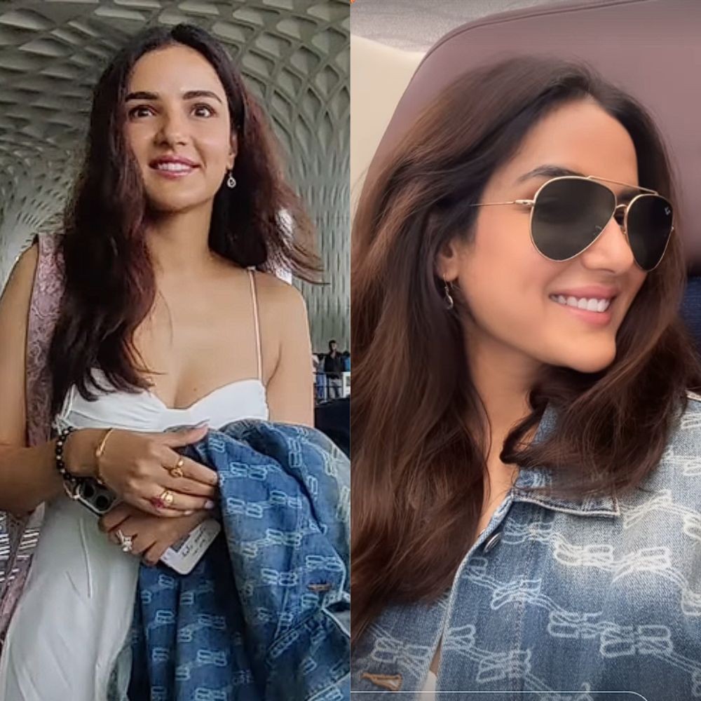 Jasmine Bhasin’s airport look decoded: Classic white dress and denim jacket spell casual chic vibes Jasmine Bhasin’s airport look decoded: Classic white dress and denim jacket spell casual chic vibes