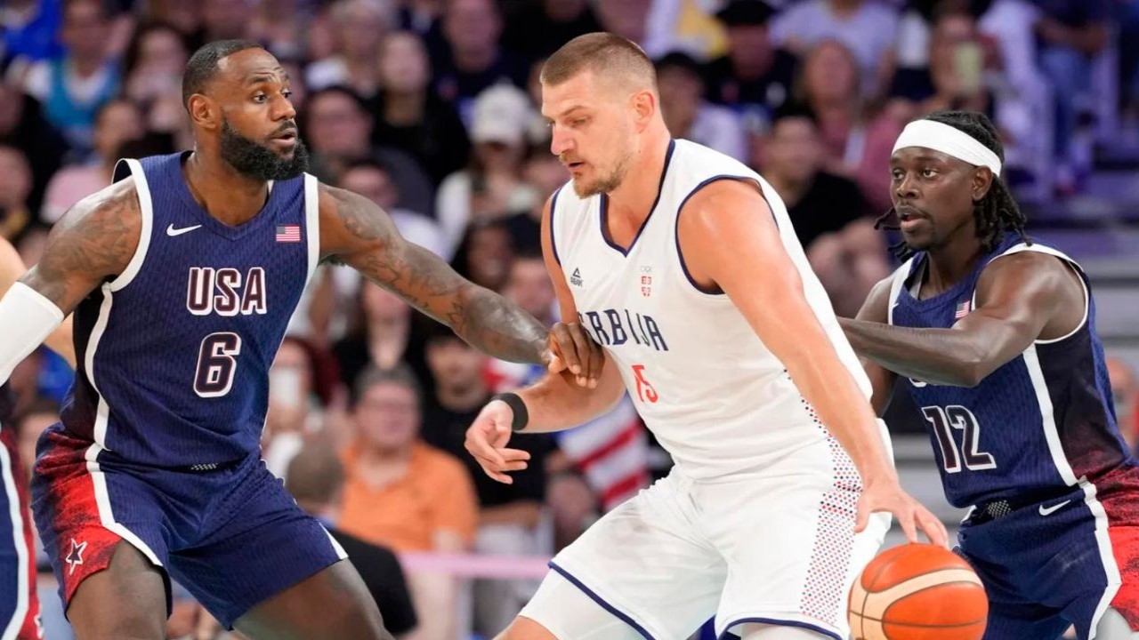 Nikola Jokic Reminds LeBron James and Team USA He Is The Best In World  Despite Losing In Paris Olympics 2024 Basketball Opener | PINKVILLA