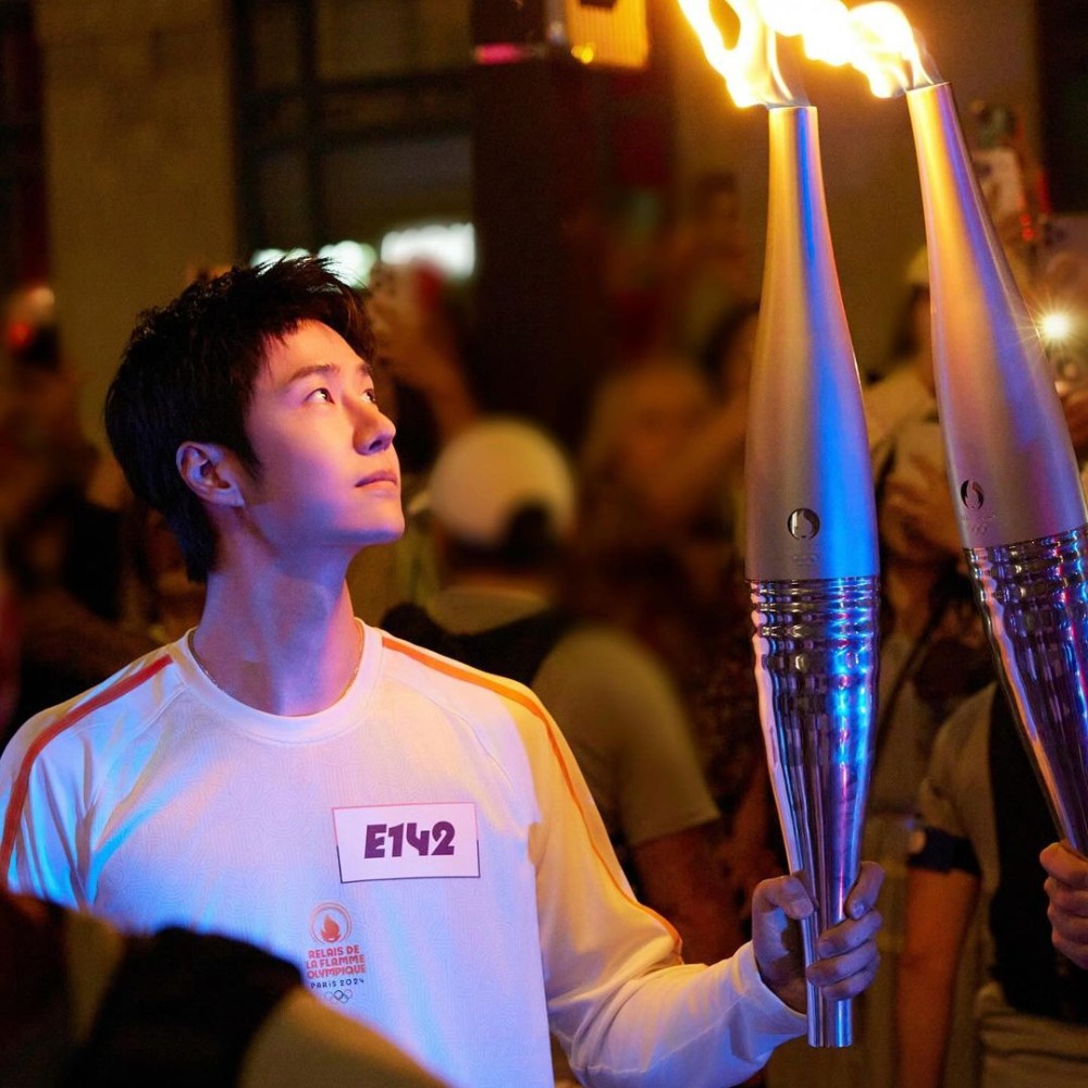 Which K-pop star apart from BTS' Jin was at 2024 Paris Summer Olympics as torchbearer? ...