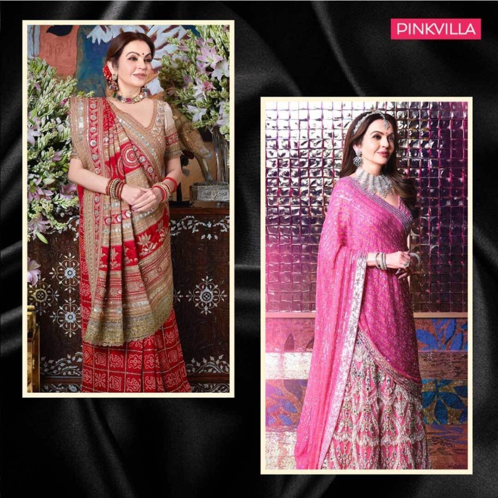Anant-Radhika Merchant’s pre-wedding: A look at Nita Ambani's 6 outfits that are all things traditional and luxurious Anant-Radhika Merchant’s pre-wedding: A look at Nita Ambani's 6 outfits that are all things traditional and luxurious