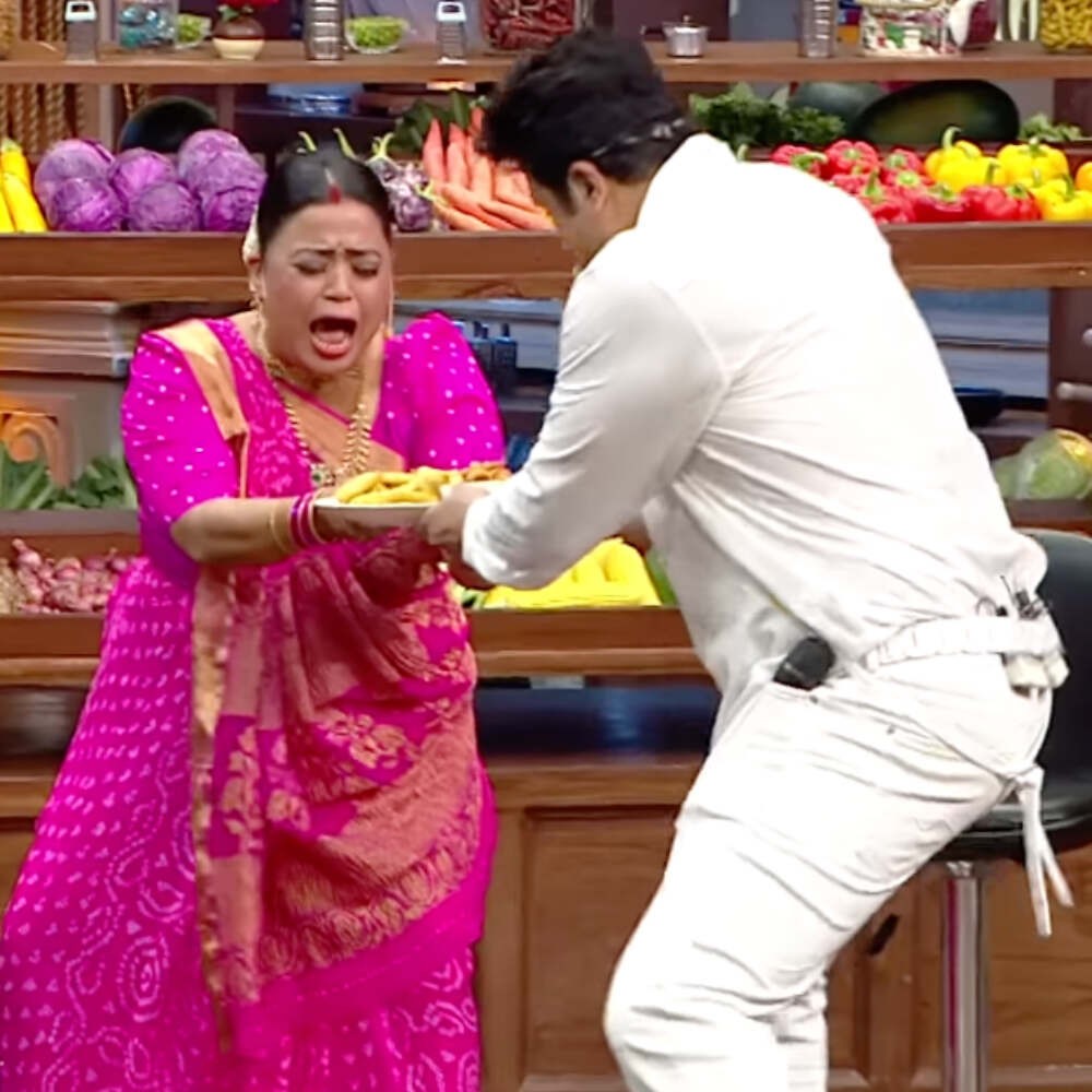 Laughter Chefs PROMO: Krushna Abhishek hilariously snatches pakodas away from Bharti Si...
