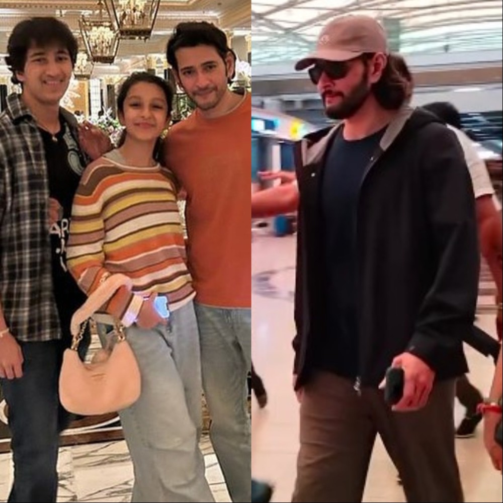 WATCH: Mahesh Babu sports long hair look as he returns to Hyderabad with wife Namrata and kids after long London holiday WATCH: Mahesh Babu sports long hair look as he returns to Hyderabad with wife Namrata and kids after long London holiday