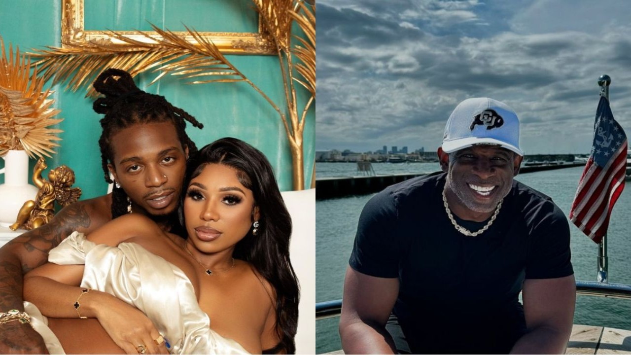 Deion Sanders’ Daughter Deiondra Surprised with Romantic Proposal by R&B Singer Jacquees during Their Baby Shower