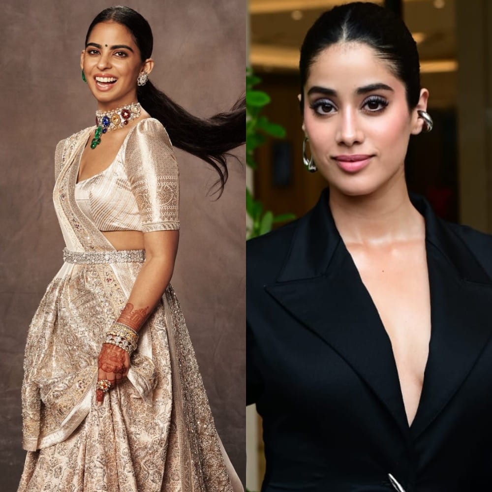 Isha Ambani and Janhvi Kapoor set a new trend by mixing and matching their earrings — proving when in doubt, just jumble it up Isha Ambani and Janhvi Kapoor set a new trend by mixing and matching their earrings — proving when in doubt, just jumble it up