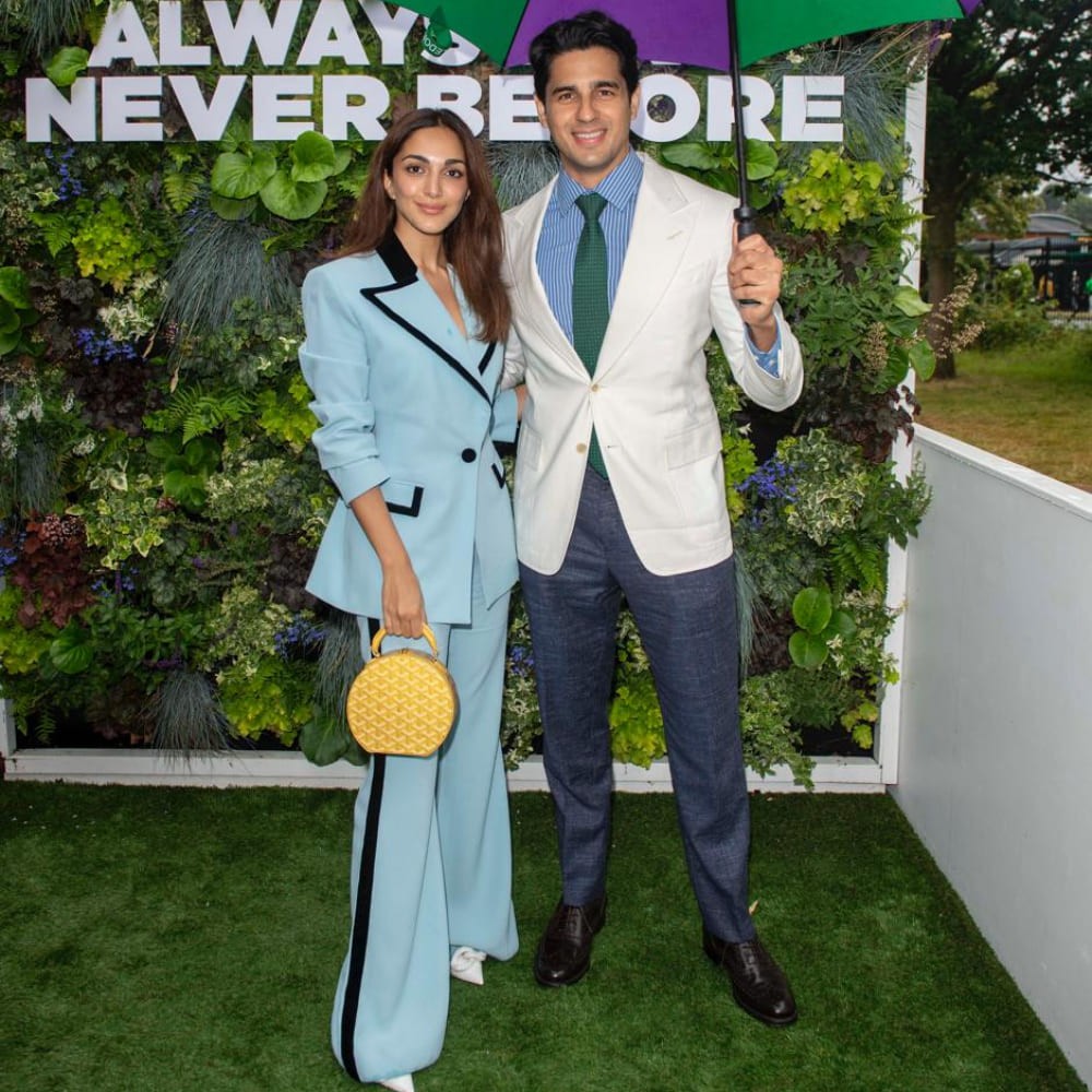 Kiara Advani switches her boss lady mode on in pastel blue pantsuit from Nina Ricci worth Rs 1,09,931 at Wimbledon 2024