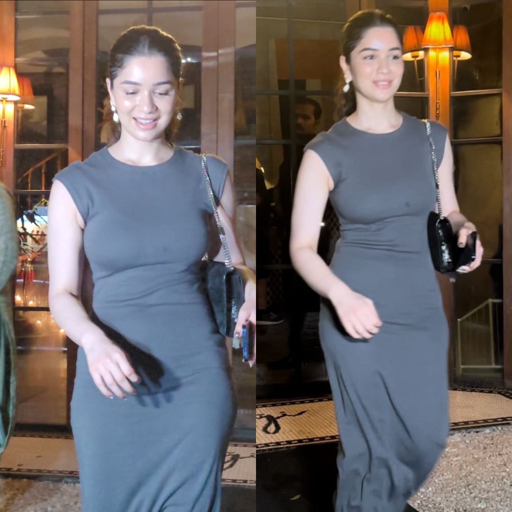 Sara Tendulkar’s casual outing in gray bodycon dress and YSL bag can’t get any better  Sara Tendulkar’s casual outing in gray bodycon dress and YSL bag can’t get any better