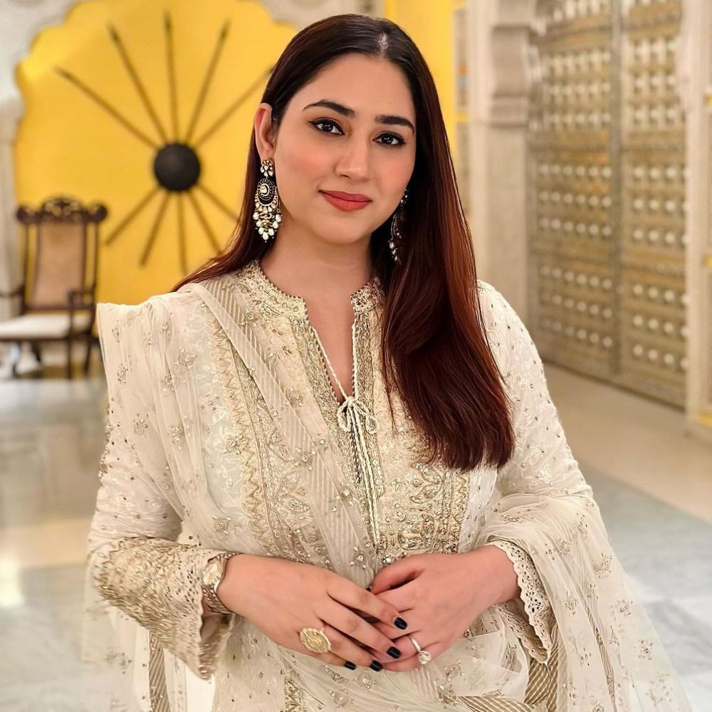 Disha Parmar’s ethnic ensemble is a masterclass in blending tradition and elegance; Let...