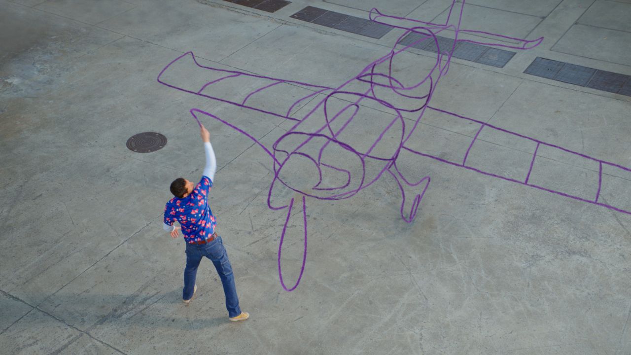 A still from Harold And The Purple Crayon (Universal Pictures)