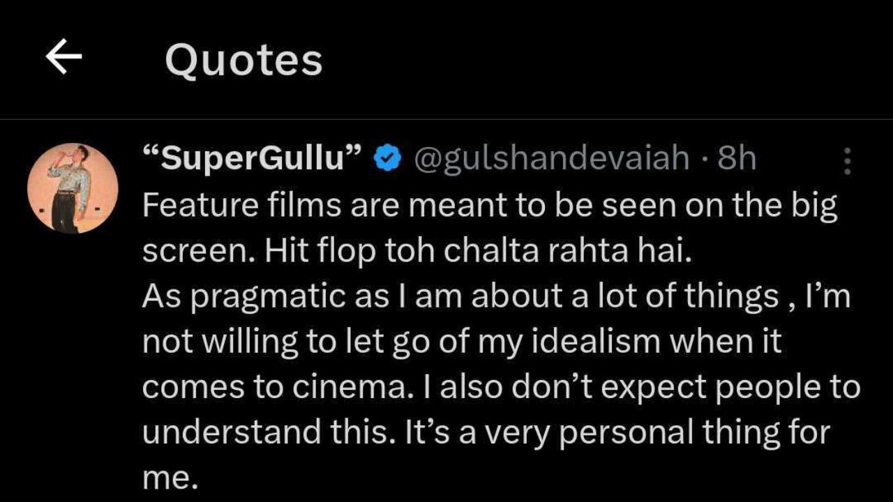 Gulshan Devaiah Instagram 