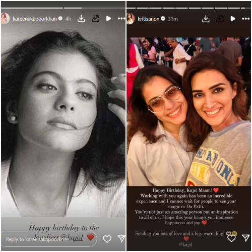 Pic Courtesy: Kareena Kapoor Khan, Kriti Sanon Instagram