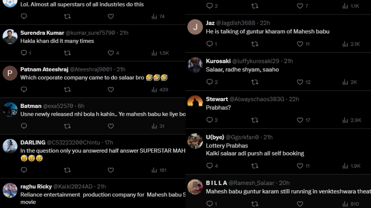 Fans react to Ram Gopal Varma's video