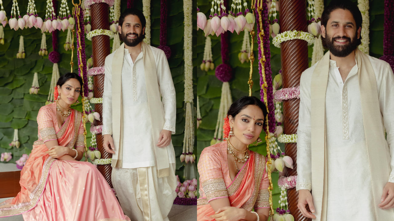 Naga Chaitanya and Sobhita Dhulipala's engagement (PC: Team Sobhita Dhulipala)