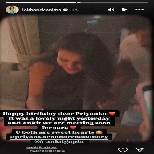 Ankita Lokhande's post