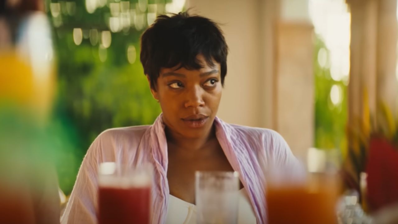 Naomi Ackie in a still from Blink Twice (YouTube/Amazon MGM Studios)