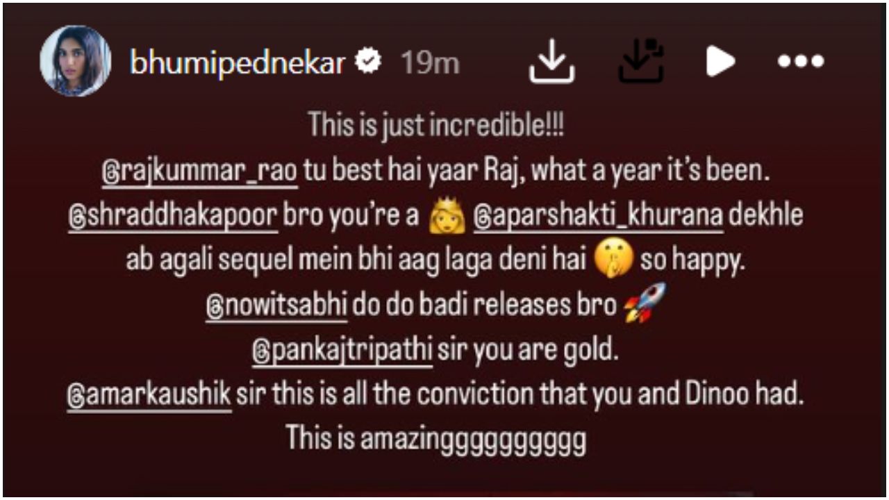 Pic Courtesy: Bhumi Pednekar Instagram