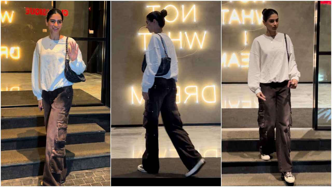 Janhvi Kapoor and Khushi Kapoor serve sister goals in effortlessly stylish monochromatic Gen-Z looks (PC: Varinder Chawla, Viral Bhayani)
