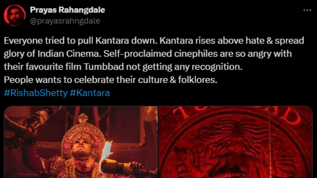 Netizen reaction towards Rishab Shetty's remarks on Bollywood (PC: X)