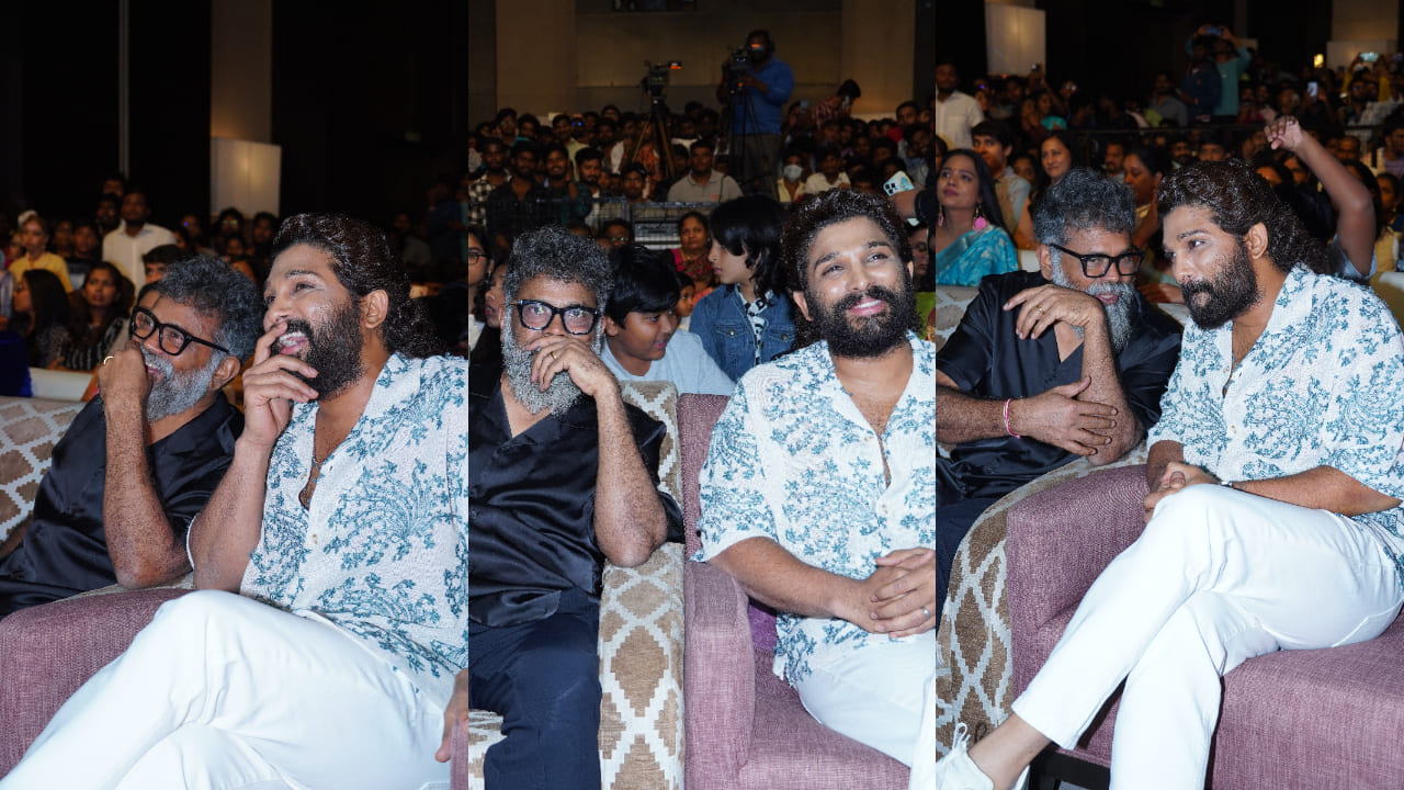 Allu Arjun and Sukumar spotted at a recent event