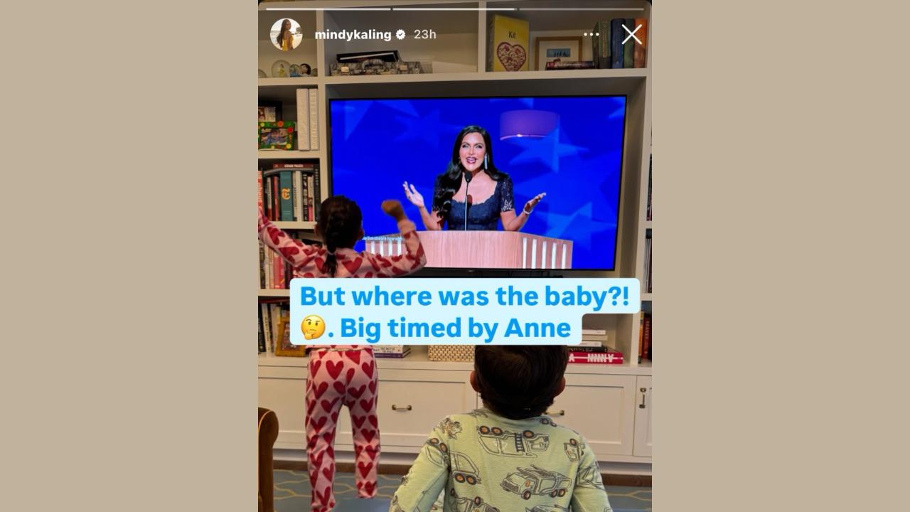 Mindy Kaling's Instagram Story Screenshot