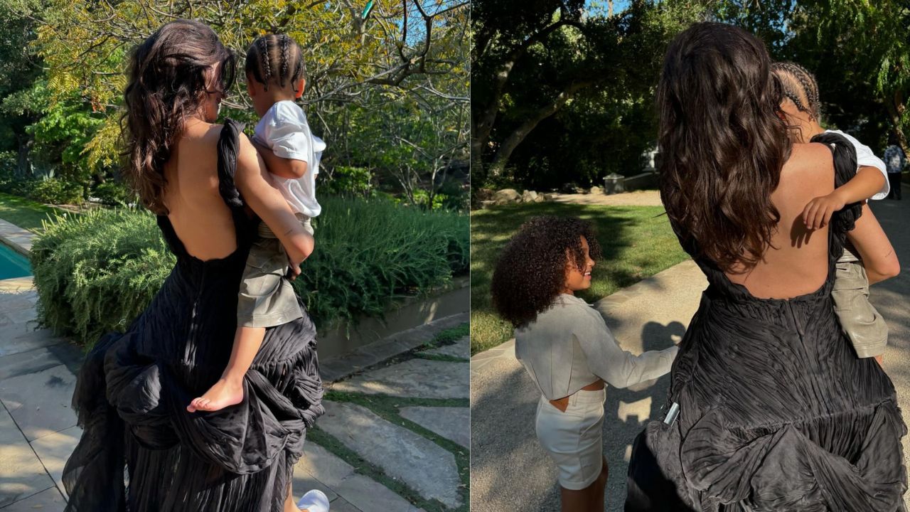 Kylie Jenner with her kids (Credit: Kylie Jenner Instagram )