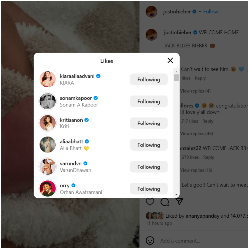 Pic Courtesy: Justin Bieber Instagram
