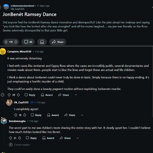 Reddit | JonBenét Ramsey Dance